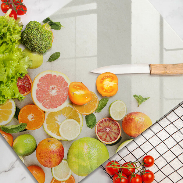 Kitchen countertop cover Fruits citruses