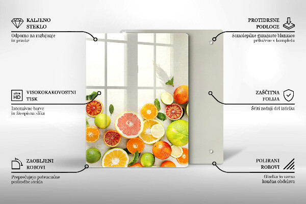 Kitchen countertop cover Fruits citruses