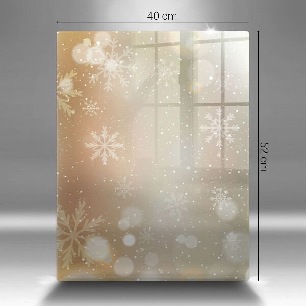 Kitchen countertop cover Snowflakes