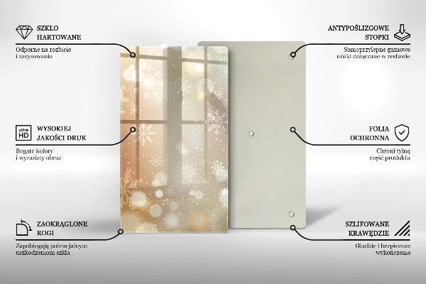 Kitchen countertop cover Snowflakes