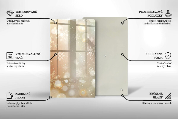 Kitchen countertop cover Snowflakes