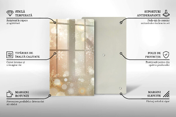 Kitchen countertop cover Snowflakes