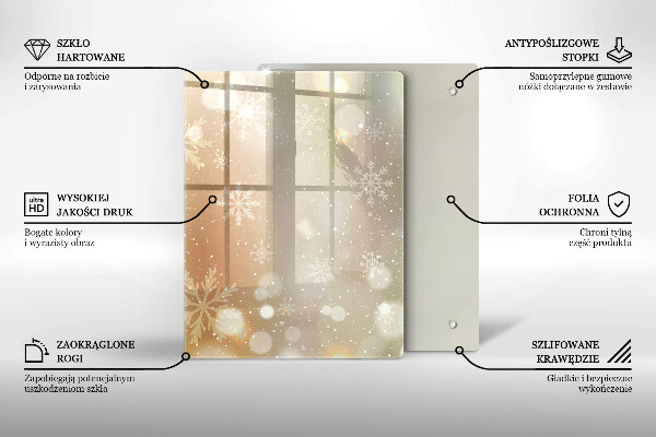 Kitchen countertop cover Snowflakes