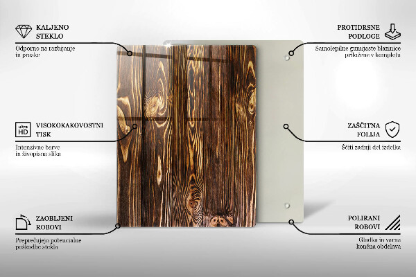 Kitchen countertop cover Wood texture