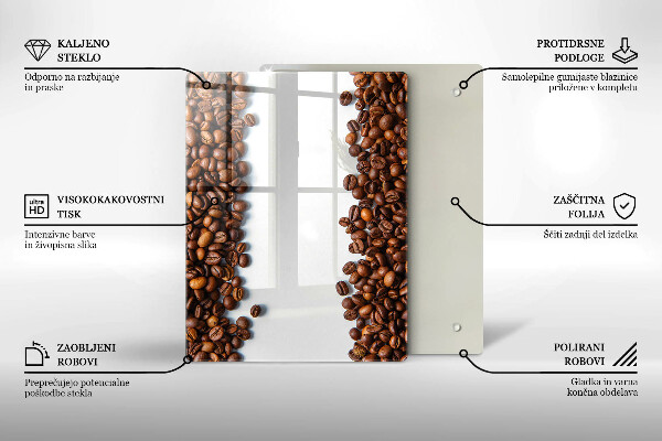 Glass worktop saver Grain coffee