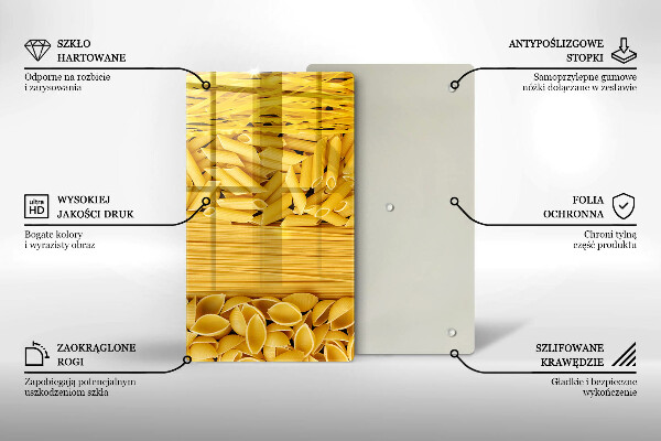 Glass worktop saver Pasta