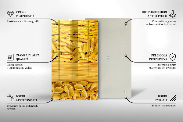 Glass worktop saver Pasta