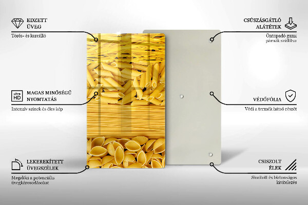 Glass worktop saver Pasta