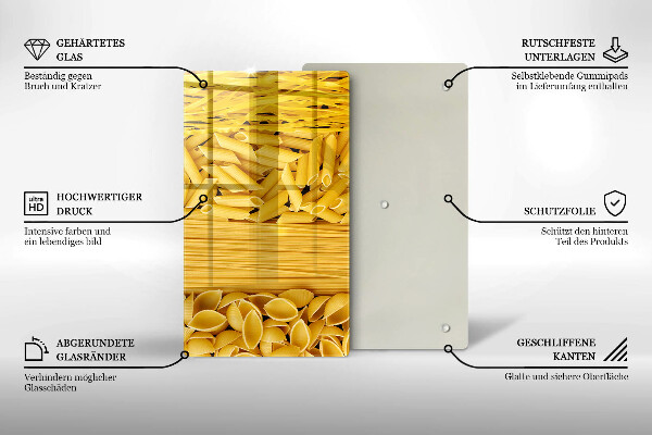 Glass worktop saver Pasta