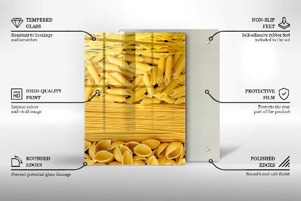 Glass worktop saver Pasta