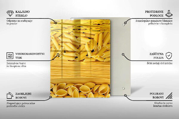 Glass worktop saver Pasta