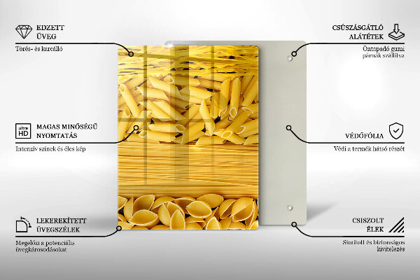 Glass worktop saver Pasta