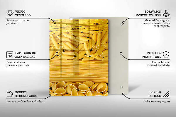 Glass worktop saver Pasta