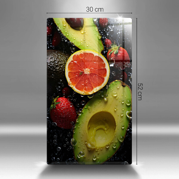 Glass worktop saver Fruits and vegetables