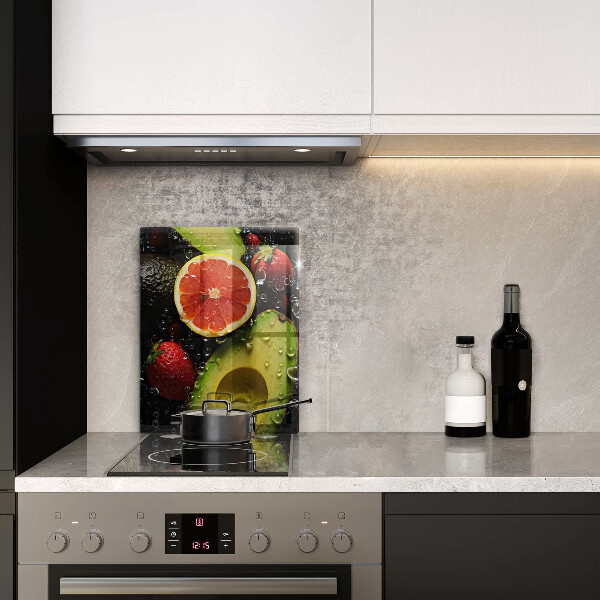 Glass worktop saver Fruits and vegetables