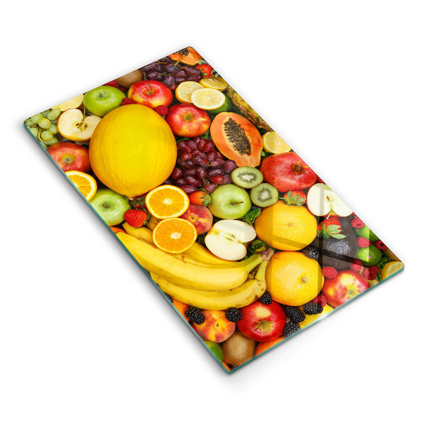 Glass worktop saver Fruit collection