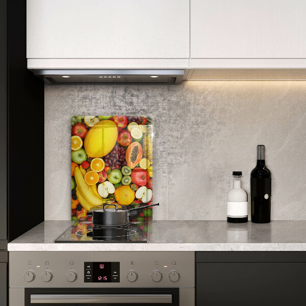 Glass worktop saver Fruit collection