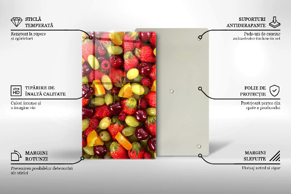 Work surface savers Summer fruits