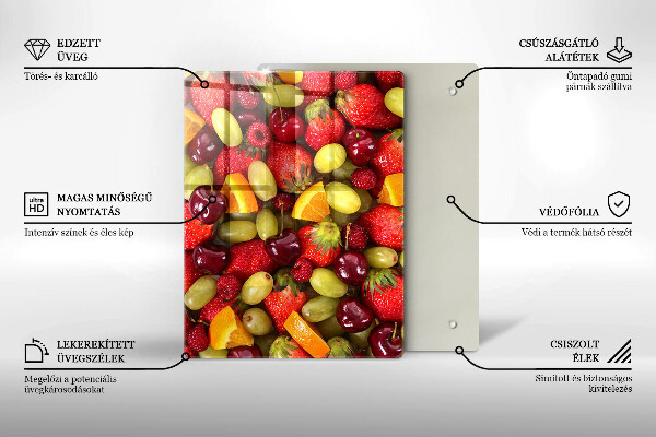 Work surface savers Summer fruits