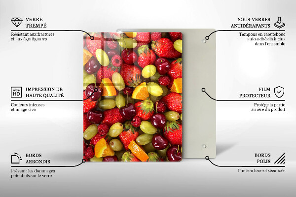 Work surface savers Summer fruits