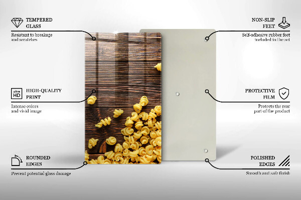 Work surface savers Pasta on a table