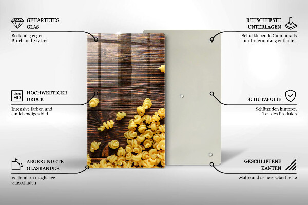 Work surface savers Pasta on a table