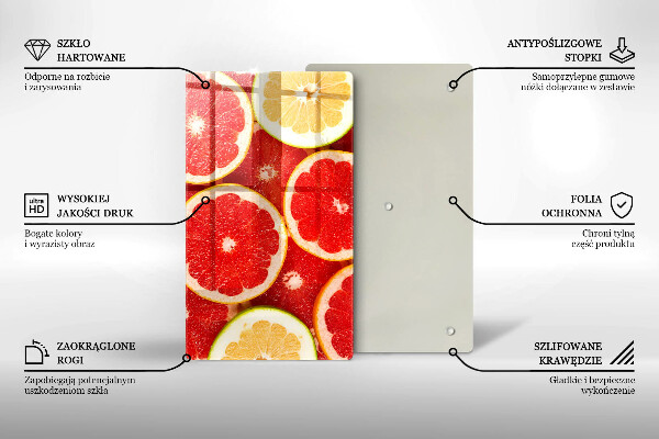 Work surface savers Grapefruit slices