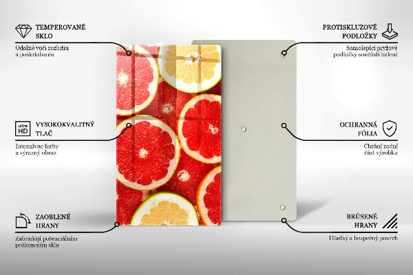 Work surface savers Grapefruit slices