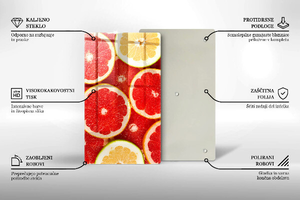 Work surface savers Grapefruit slices