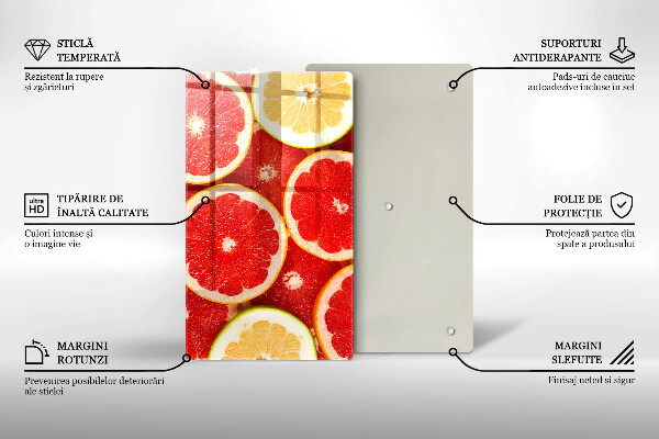 Work surface savers Grapefruit slices