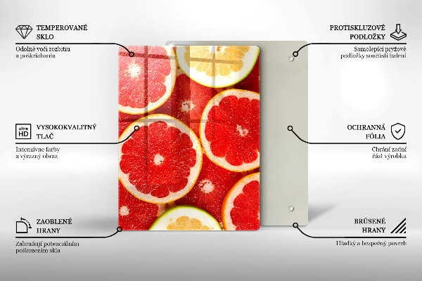 Work surface savers Grapefruit slices