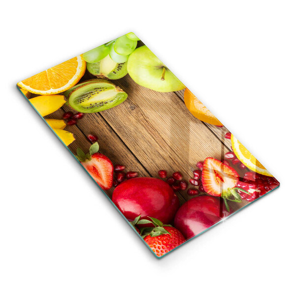 Glass worktop saver Fresh fruit