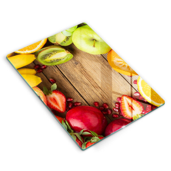 Glass worktop saver Fresh fruit
