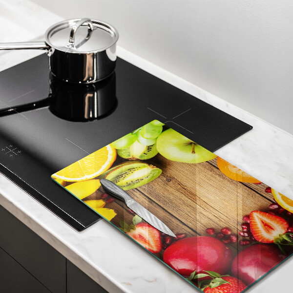 Glass worktop saver Fresh fruit