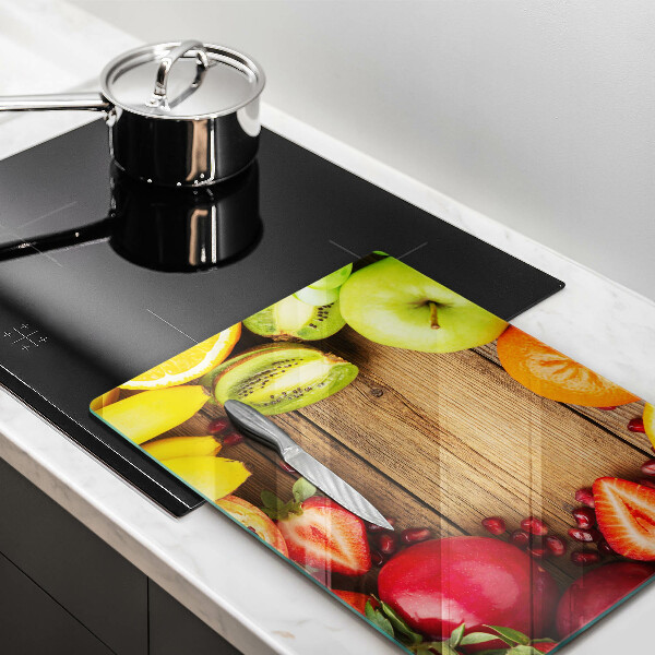 Glass worktop saver Fresh fruit