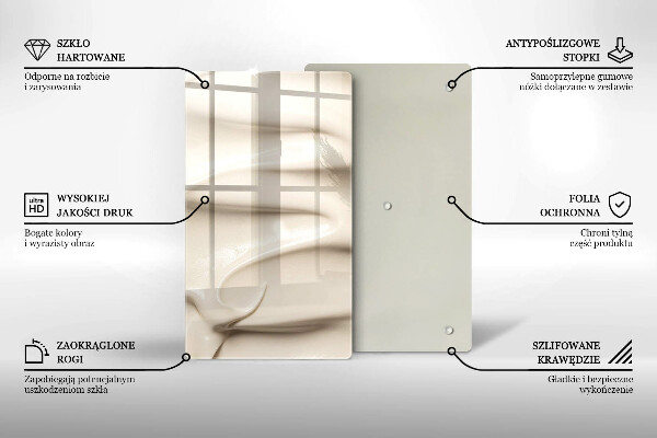 Glass worktop saver Ice cream