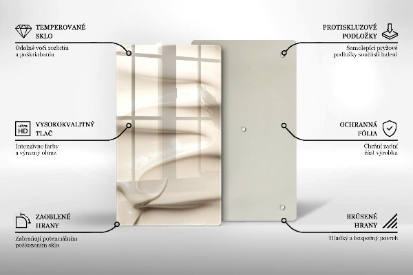 Glass worktop saver Ice cream