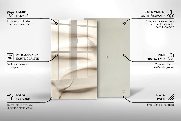 Glass worktop saver Ice cream