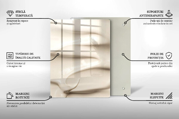 Glass worktop saver Ice cream