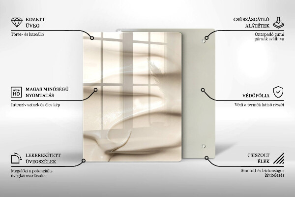 Glass worktop saver Ice cream