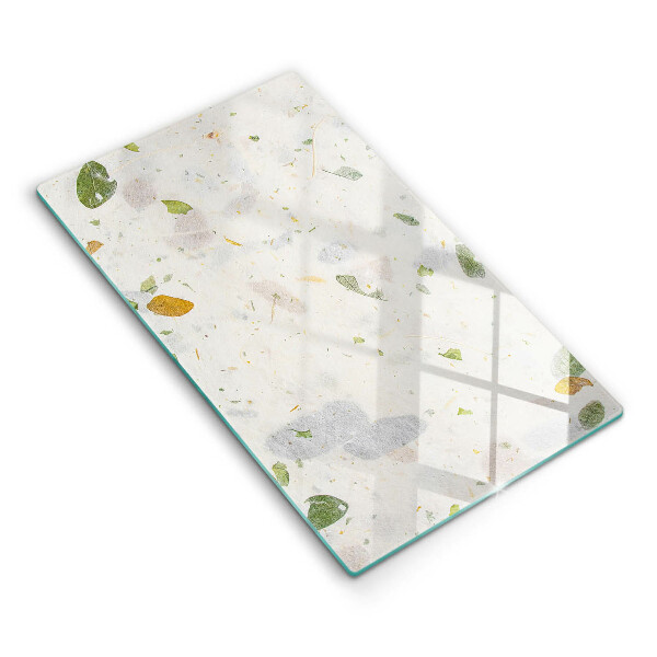 Glass worktop saver Falling leaves