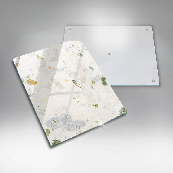 Glass worktop saver Falling leaves
