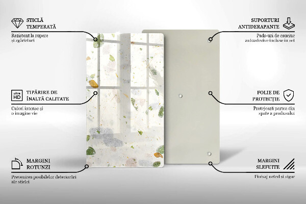 Glass worktop saver Falling leaves