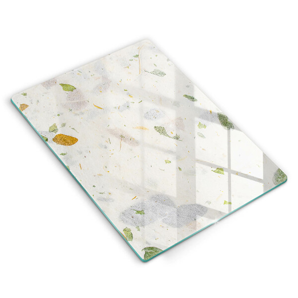 Glass worktop saver Falling leaves