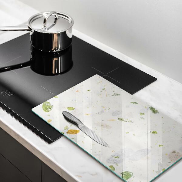 Glass worktop saver Falling leaves