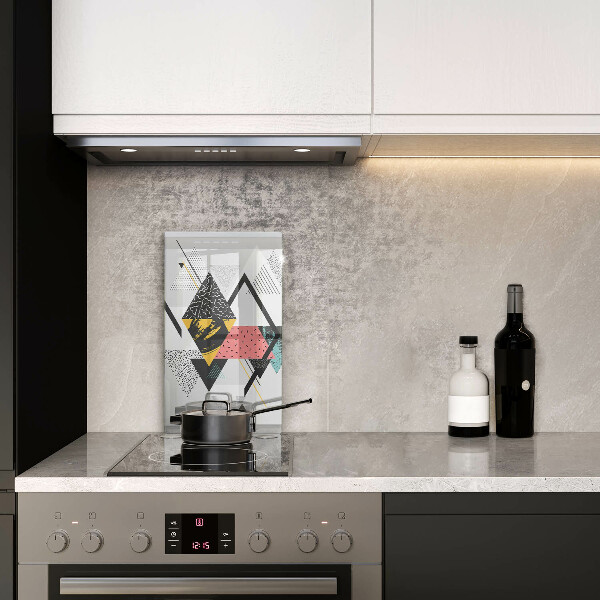 Glass worktop saver Abstraction of the triangle