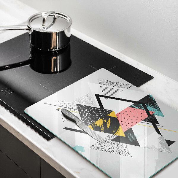 Glass worktop saver Abstraction of the triangle