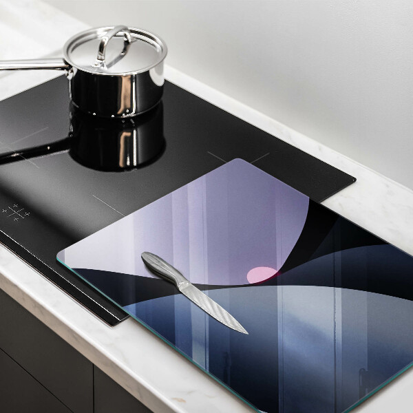 Glass worktop saver Abstraction shapes