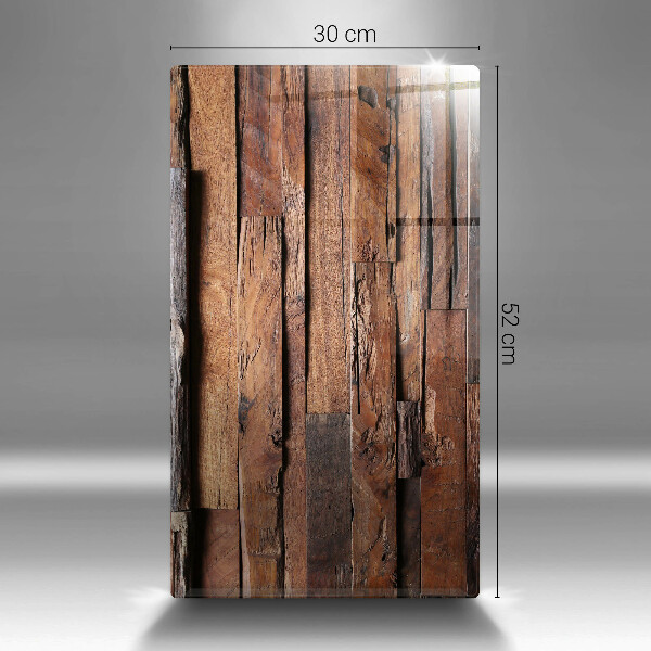 Glass worktop saver Decorative wood boards