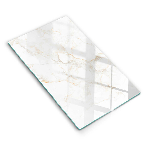 Glass worktop saver Elegant stone marble